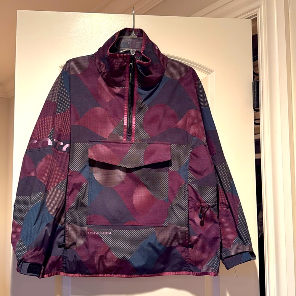 Scotch & Soda lightweight pullover jacket.